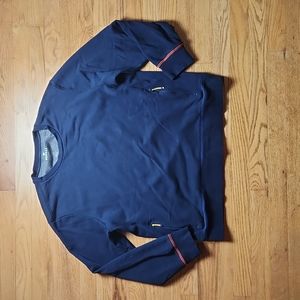Bombas 100% cotton contrast stitch zip pocket pullover sweatshirt